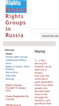 Mobile Screenshot of groups.rightsinrussia.info